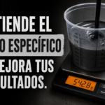 ¿Sabes qué es el peso específico?