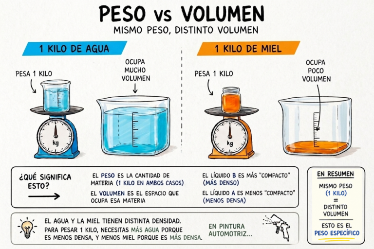 Peso especifico pintura